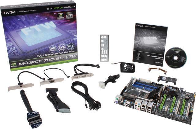 Alt view image 5 of 5 - EVGA 132-YW-E178-A1 LGA 775 NVIDIA nForce 780i SLI FTW ATX Intel Motherboard