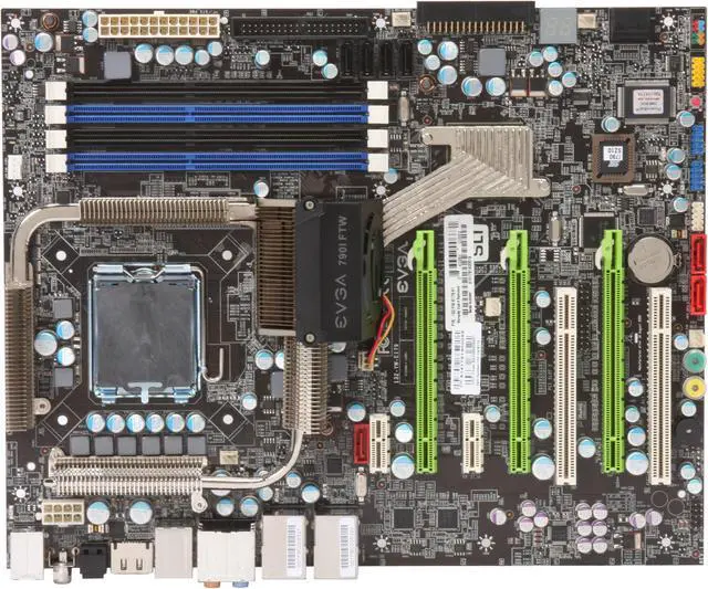 Alt view image 3 of 5 - EVGA 132-YW-E179-A1 LGA 775 NVIDIA nForce 790i SLI ATX Intel Motherboard