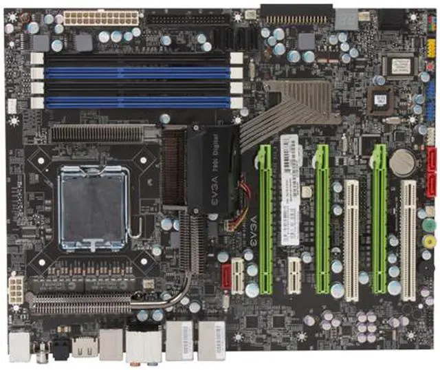 Alt view image 4 of 6 - EVGA 132-YW-E180-A1 LGA 775 NVIDIA nForce 790i SLI ATX Intel Motherboard