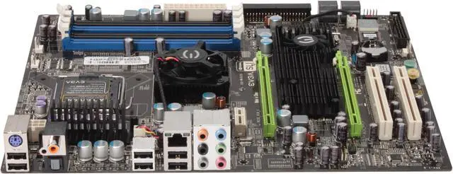 Alt view image 2 of 5 - EVGA 122-YW-E173-TR LGA 775 NVIDIA nForce 750i SLI ATX Intel Motherboard