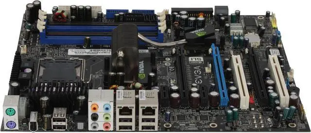 Alt view image 2 of 5 - EVGA 122-CK-NF63-RX LGA 775 NVIDIA nForce 680i SLI ATX Intel Motherboard