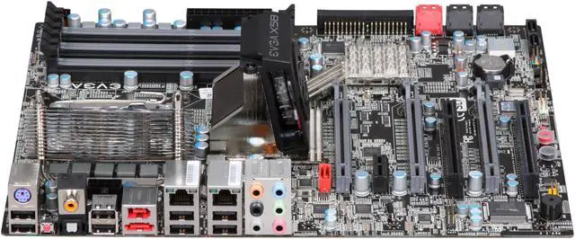 Alt view image 2 of 5 - EVGA E758-A1 3-Way SLI (x16/x16/x8) LGA 1366 Intel X58 ATX Intel Motherboard