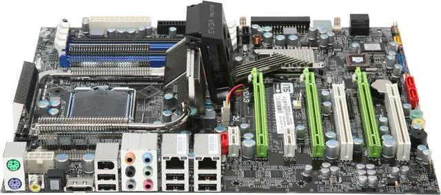 Alt view image 2 of 5 - EVGA 132-YW-E179-TR LGA 775 NVIDIA nForce 790i SLI ATX Intel Motherboard