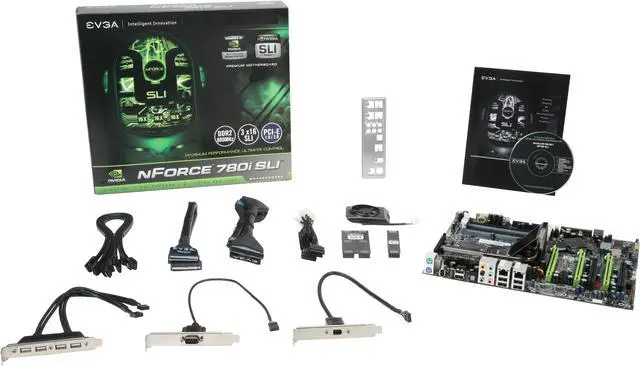 Alt view image 5 of 5 - EVGA 132-CK-NF78-TR LGA 775 NVIDIA nForce 780i SLI ATX Intel Motherboard