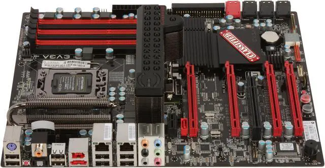 Alt view image 2 of 5 - EVGA E760 CLASSIFIED "Overclocker's Pick" 3-Way SLI + PhysX 1366 Intel X58 EATX Intel Motherboard