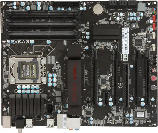Alt view image 3 of 5 - EVGA 141-BL-E757-TR LGA 1366 Intel X58 ATX X58 SLI LE Intel Motherboard