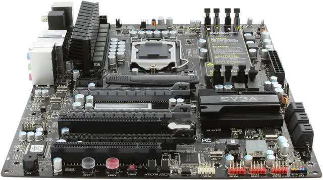Alt view image 2 of 11 - EVGA P55 SLI 132-LF-E655-KR LGA1156 Intel P55 ATX Intel Motherboard