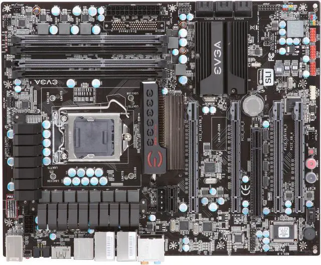 Alt view image 3 of 5 - EVGA P55 FTW 200 SLI 141-LF-E658-KR LGA 1156 Intel P55 ATX Intel Motherboard