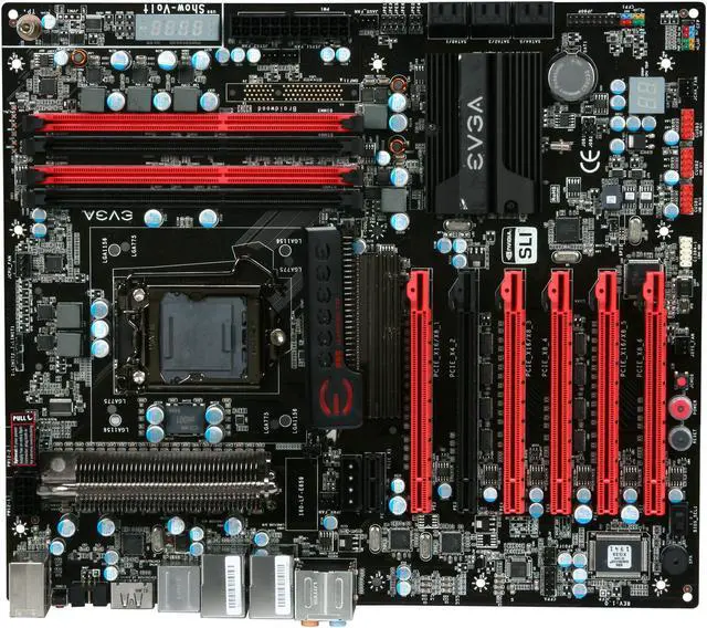 Alt view image 3 of 5 - EVGA 160-LF-E659-KR LGA 1156 Intel P55 Classified 200 SLI Extended ATX Intel Motherboard