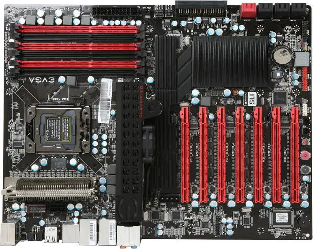 Alt view image 3 of 5 - EVGA 170-BL-E762-A1 LGA 1366 Intel X58 4-WAY SLI Classified XL ATX Intel Motherboard