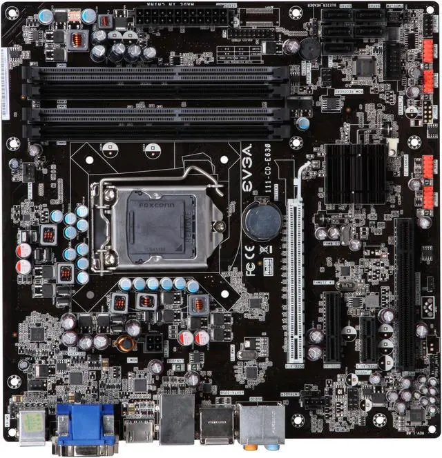 Alt view image 3 of 5 - EVGA H55V 111-CD-E630-TR LGA 1156 Intel H55 HDMI Micro ATX Intel Motherboard
