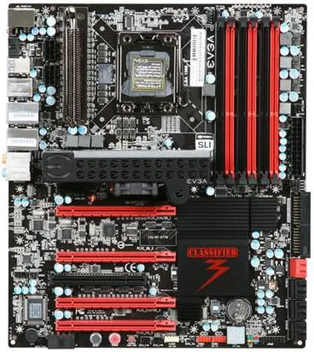 Alt view image 3 of 5 - EVGA 141-GT-E770-A1 LGA 1366 Intel X58 USB 3.0 Extended ATX Intel Motherboard