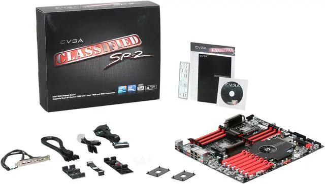 Alt view image 5 of 5 - EVGA Classified SR-2 - DUAL LGA 1366 Intel 5520 SATA 6Gb/s USB 3.0 HPTX Motherboard (270-WS-W555-A2)