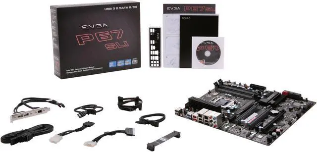 Alt view image 5 of 5 - EVGA P67 SLI 130-SB-E675-KR LGA 1155 Intel P67 SATA 6Gb/s USB 3.0 ATX Intel Motherboard
