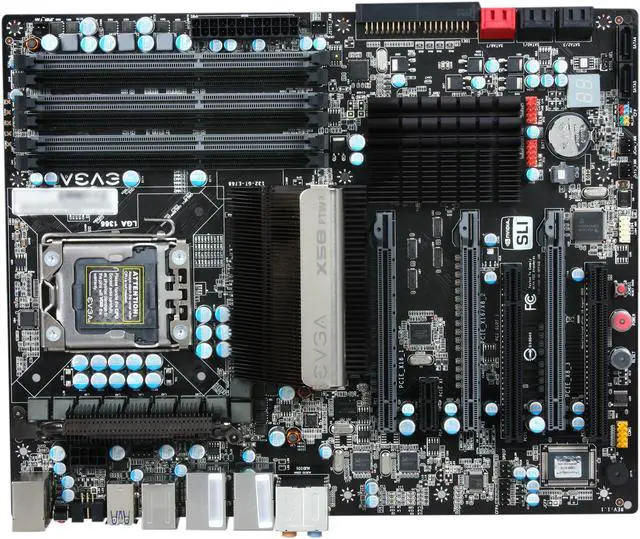 Alt view image 3 of 5 - EVGA 132-GT-E768-RX LGA 1366 Intel X58 USB 3.0 ATX Intel Motherboard