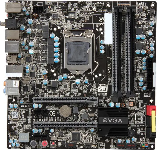 Alt view image 3 of 5 - EVGA P67 SLI Micro 120-SB-E672-KR LGA 1155 Intel P67 SATA 6Gb/s USB 3.0 Micro ATX Intel Motherboard