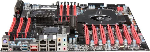Alt view image 2 of 5 - EVGA 270-WS-W555-RX LGA 1366 Intel 5520 USB 3.0 HPTX Intel Motherboard