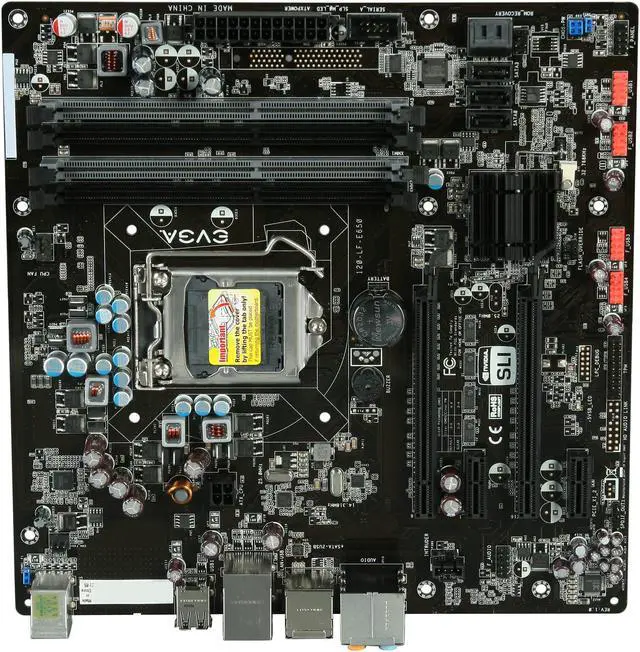Alt view image 3 of 5 - EVGA 120-LF-E651-RX LGA 1156 Intel P55 Micro ATX Intel Motherboard