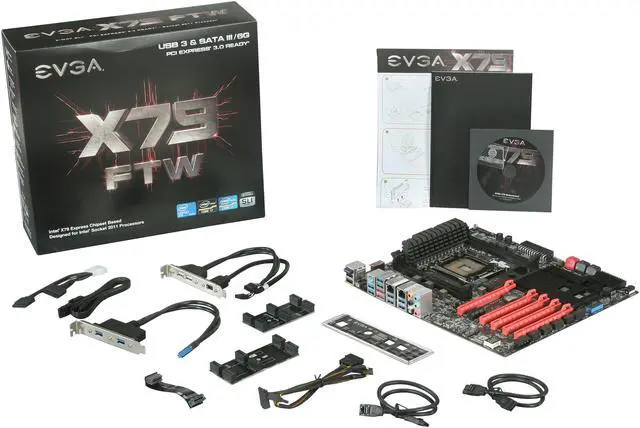 Alt view image 6 of 6 - EVGA X79 FTW 151-SE-E777-KR LGA 2011 Intel X79 SATA 6Gb/s USB 3.0 Extended ATX Intel Motherboard