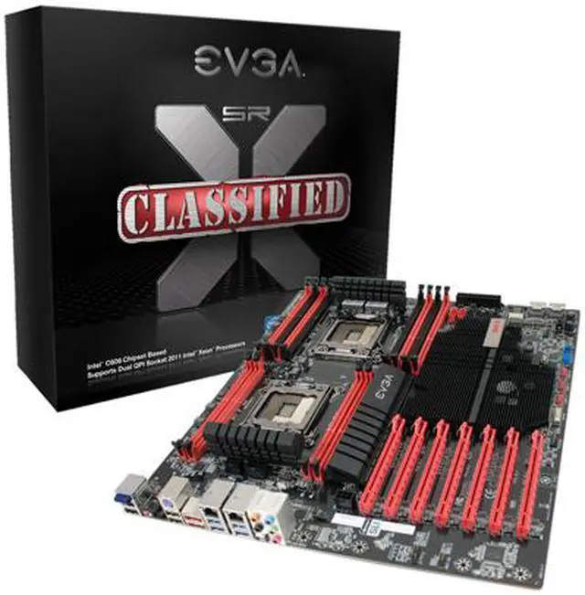 Alt view image 7 of 8 - EVGA Classified SR-X 270-SE-W888-KR LGA 2011 Intel C606 SATA 6Gb/s USB 3.0 HPTX Intel Motherboard
