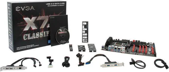 Alt view image 5 of 5 - EVGA X79 Classified - LGA 2011 Intel X79 SATA 6Gb/s USB 3.0 XL ATX Motherboard (151-SE-E779-K3)