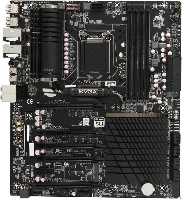 Alt view image 3 of 5 - EVGA Z97 Classified 152-HR-E979-KR LGA 1150 Intel Z97 USB 3.0 Extended ATX Intel Motherboard