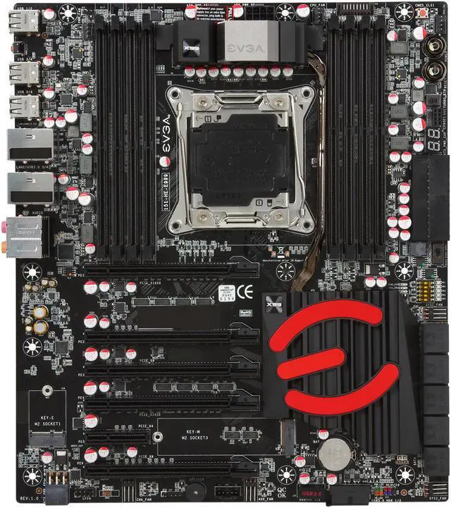 Alt view image 3 of 5 - EVGA X99 Classified 151-HE-E999-KR LGA 2011-v3 Intel X99 USB 3.0 Extended ATX Intel Motherboard