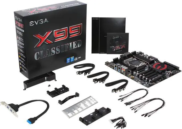 Alt view image 5 of 5 - EVGA X99 Classified 151-HE-E999-KR LGA 2011-v3 Intel X99 USB 3.0 Extended ATX Intel Motherboard