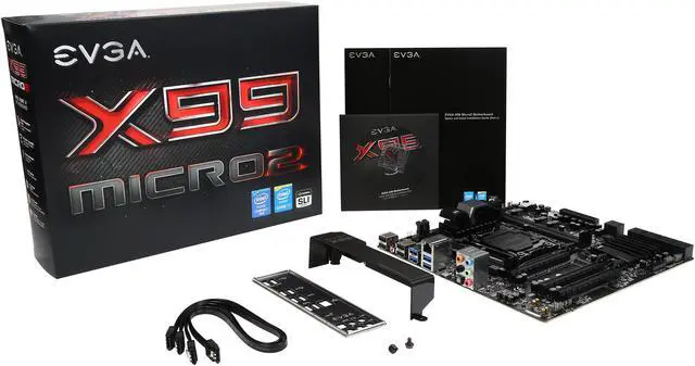 Alt view image 5 of 5 - EVGA X99 Micro2 131-HE-E095-KR LGA 2011-v3 Intel X99 USB 3.1 USB 3.0 Micro ATX Intel Motherboard