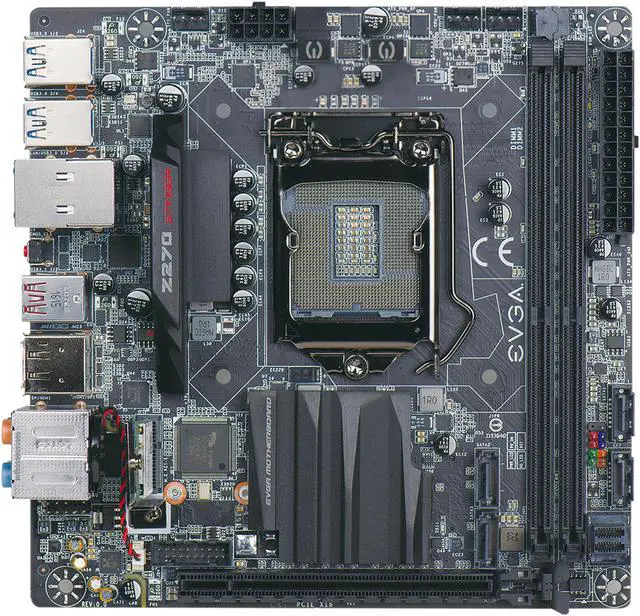 Alt view image 3 of 8 - EVGA Z270 Stinger, 111-KS-E272-KR, LGA 1151, Intel Z270, HDMI, SATA 6Gb/s, USB 3.1, USB 3.0, mITX, Intel Motherboard