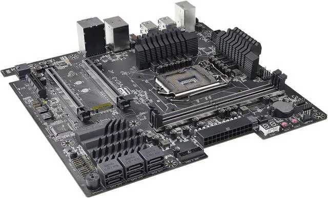 Alt view image 2 of 8 - EVGA Z370 Micro ATX, 121-KS-E375-KR, LGA 1151, Intel Z370, Dual Band Wi-Fi AC, SATA 6Gb/s, USB 3.0, mATX, Intel Motherboard