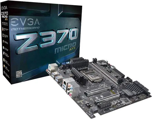 Alt view image 7 of 8 - EVGA Z370 Micro ATX, 121-KS-E375-KR, LGA 1151, Intel Z370, Dual Band Wi-Fi AC, SATA 6Gb/s, USB 3.0, mATX, Intel Motherboard