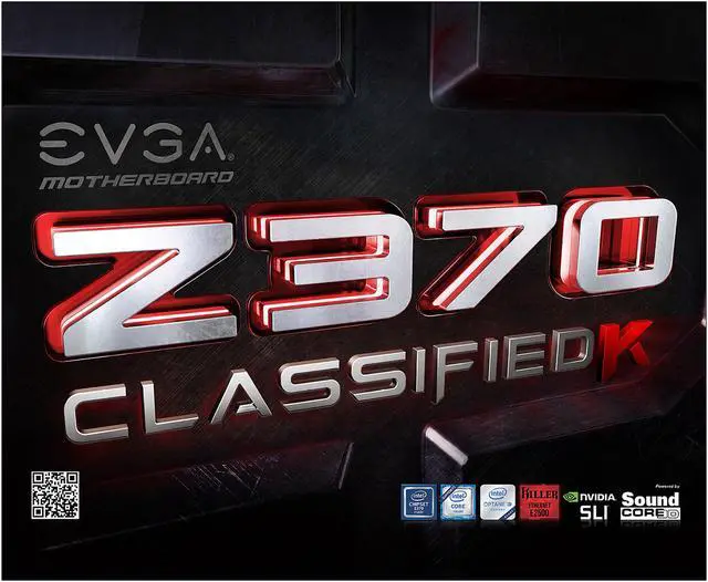 Alt view image 8 of 8 - EVGA Z370 Classified K, 134-KS-E379-KR, LGA 1151, Intel Z370, HDMI, SATA 6Gb/s, USB 3.1, USB 3.0, ATX, Intel Motherboard