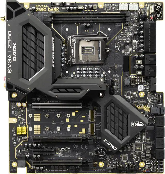 Main image of EVGA Z390 DARK, 131-CS-E399-KR, LGA 1151, Intel Z390, SATA 6Gb/s, USB 3.1, M.2, U.2, EATX, Intel Motherboard