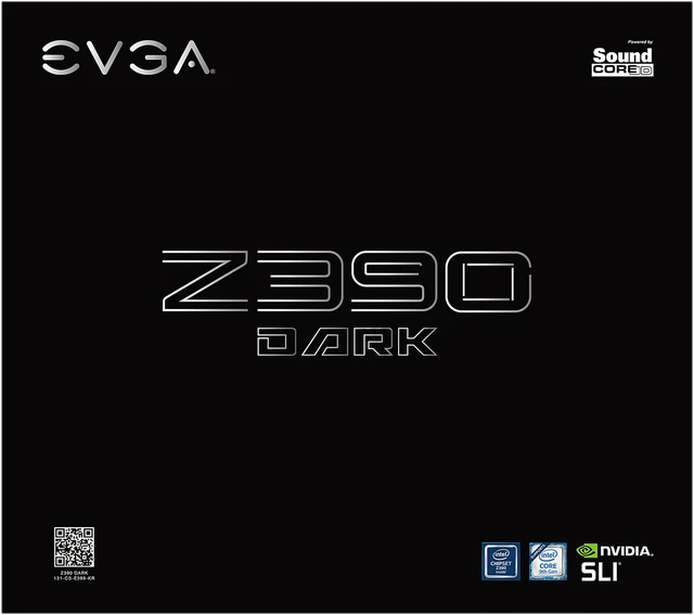 Alt view image 6 of 9 - EVGA Z390 DARK, 131-CS-E399-KR, LGA 1151, Intel Z390, SATA 6Gb/s, USB 3.1, M.2, U.2, EATX, Intel Motherboard