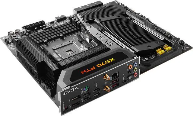 Alt view image 5 of 10 - EVGA X570 FTW WIFI, 121-VR-A577-KR, AM4, AMD X570, PCIe Gen4, SATA 6Gb/s, Wi-Fi 6/BT5.2, USB 3.2 Gen2, M.2, ATX, AMD Motherboard