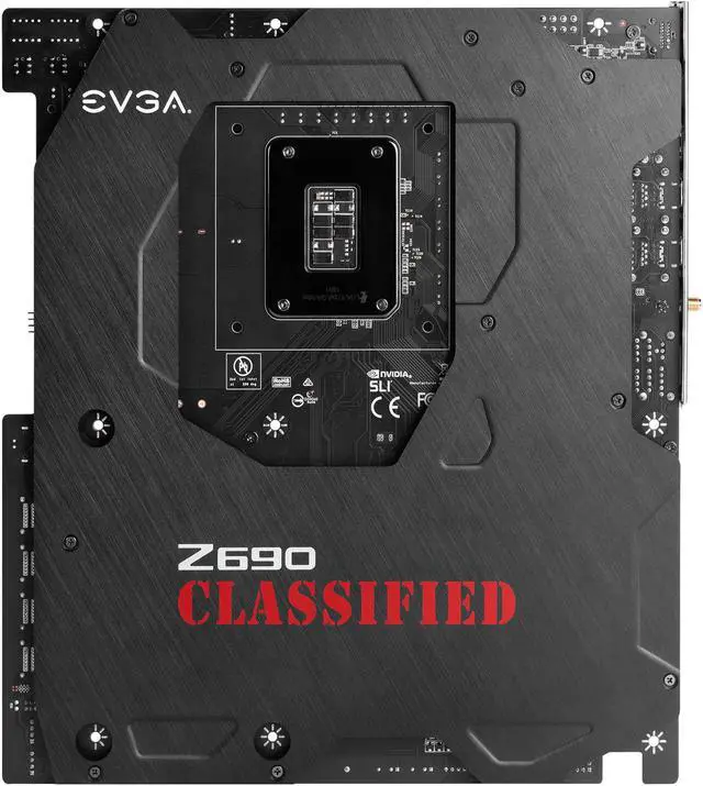 Alt view image 4 of 9 - EVGA Z690 CLASSIFIED, 121-AL-E698-KR, LGA 1700, Intel Z690, PCIe Gen5, SATA 6Gb/s, 2.5Gb/s LAN, WiFi6E/BT5.2, USB 3.2 Gen2x2, M.2, EATX, Intel Motherboard
