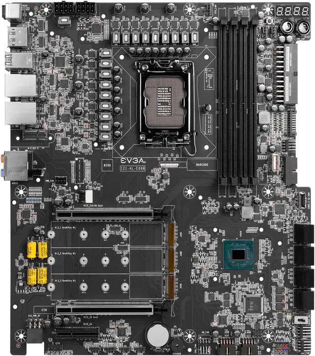 Alt view image 5 of 9 - EVGA Z690 CLASSIFIED, 121-AL-E698-KR, LGA 1700, Intel Z690, PCIe Gen5, SATA 6Gb/s, 2.5Gb/s LAN, WiFi6E/BT5.2, USB 3.2 Gen2x2, M.2, EATX, Intel Motherboard