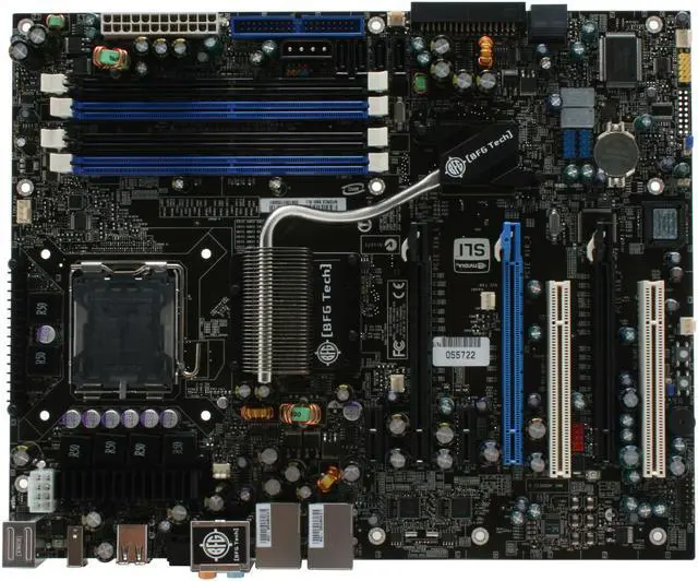 Alt view image 3 of 7 - BFG Tech BFG680i SLi LGA 775 NVIDIA nForce 680i SLI ATX Intel Motherboard