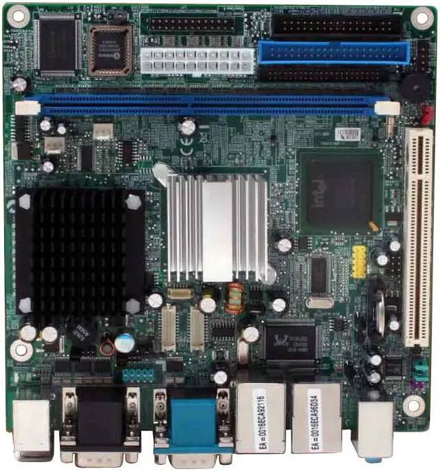 Alt view image 3 of 7 - iGoLogic Inc MBI3368G-8E Intel Celeron M 800MHz Fanless Embedded Processor 479 Intel 852GM Mini ITX Motherboard / CPU Combo