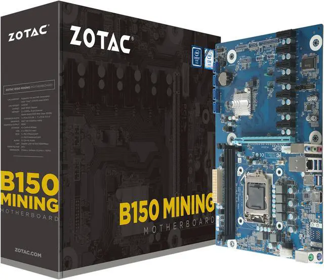 Alt view image 14 of 14 - ZOTAC B150ATX-A-E LGA 1151 Intel B150 ATX Intel Mining Motherboard for Cryptocurrency