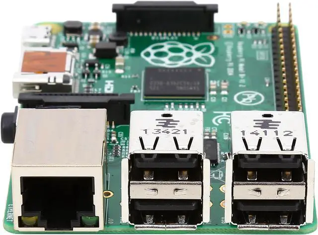 Alt view image 2 of 5 - Raspberry Pi B+ With 8GB microSD Card w/ SD Adapter / NOOBS Software (83-16318)