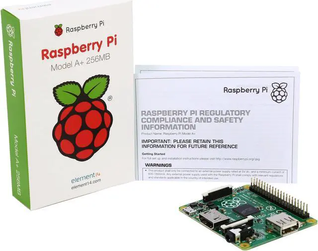 Alt view image 5 of 5 - Raspberry Pi Model A+ Project Board (83-16459)