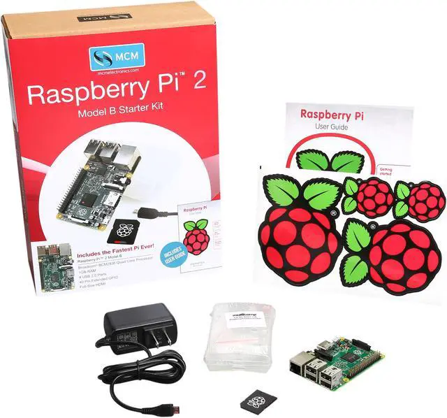 Alt view image 5 of 5 - Raspberry Pi 2 Model B Starter Kit