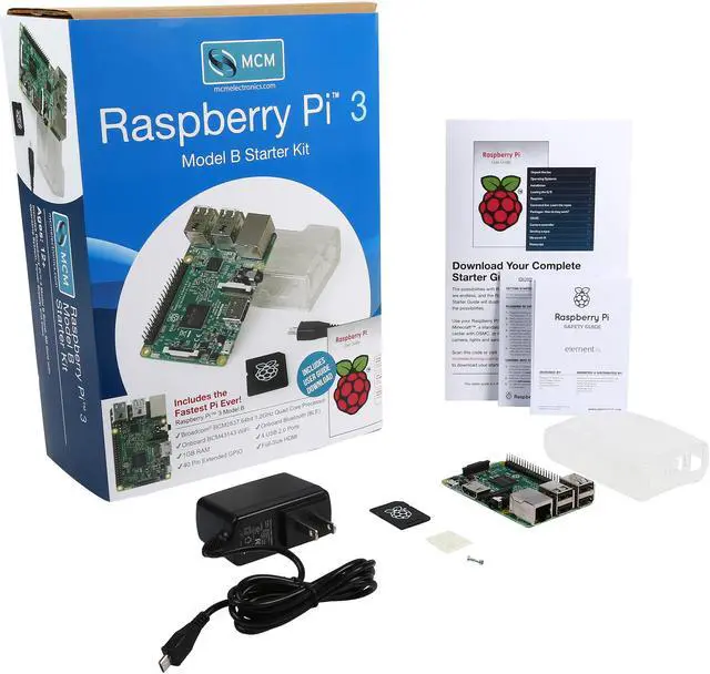 Alt view image 9 of 8 - Raspberry Pi 3 Model B Starter Kit