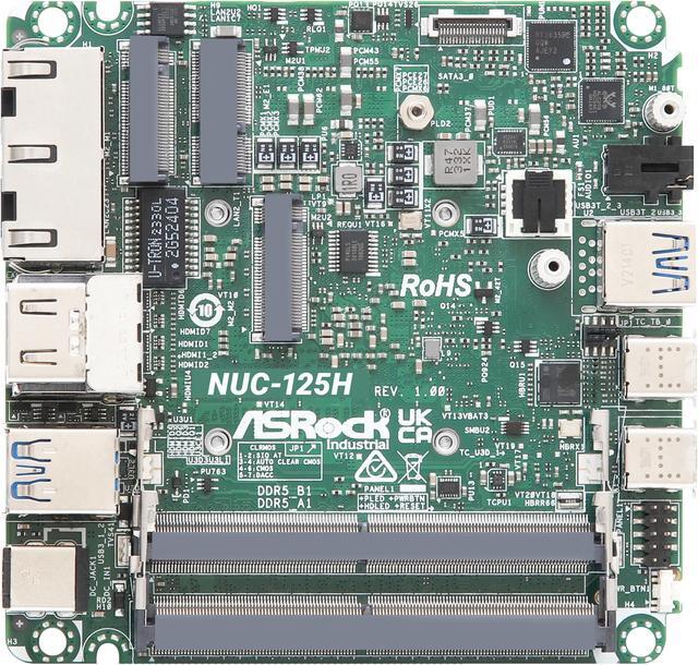 Main image of ASRock Industrial NUC Ultra 100 Motherboard - NUC-125H R2
