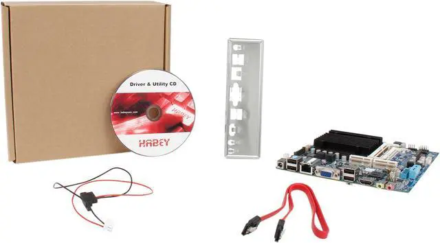 Alt view image 5 of 5 - Habey MITX-6771 ATX Intel Celeron (bay Trail) Quad Core J1900 Thin Mini-itx Embedded Board with Long Life Cycle Support