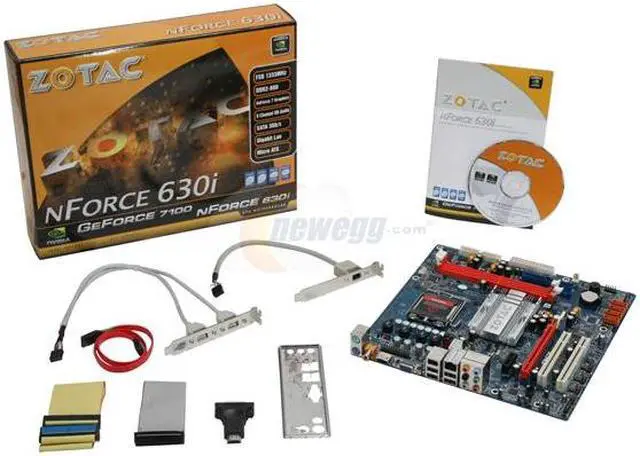 Alt view image 2 of 2 - ZOTAC N73PV-Supreme LGA 775 NVIDIA GeForce 7100 HDMI Micro ATX Intel Motherboard