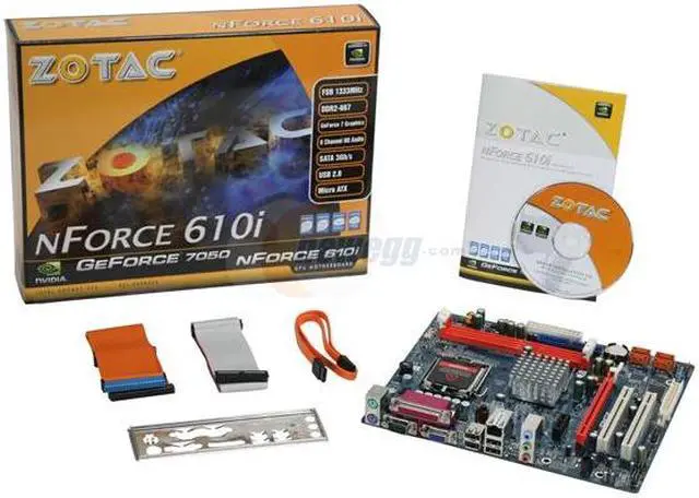 Alt view image 2 of 2 - ZOTAC N73V-Value LGA 775 NVIDIA GeForce 7050 Micro ATX Intel Motherboard