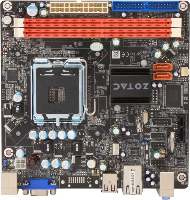 Alt view image 3 of 5 - ZOTAC NF610I-D-E LGA 775 NVIDIA GeForce 7050 Mini ITX Intel Motherboard
